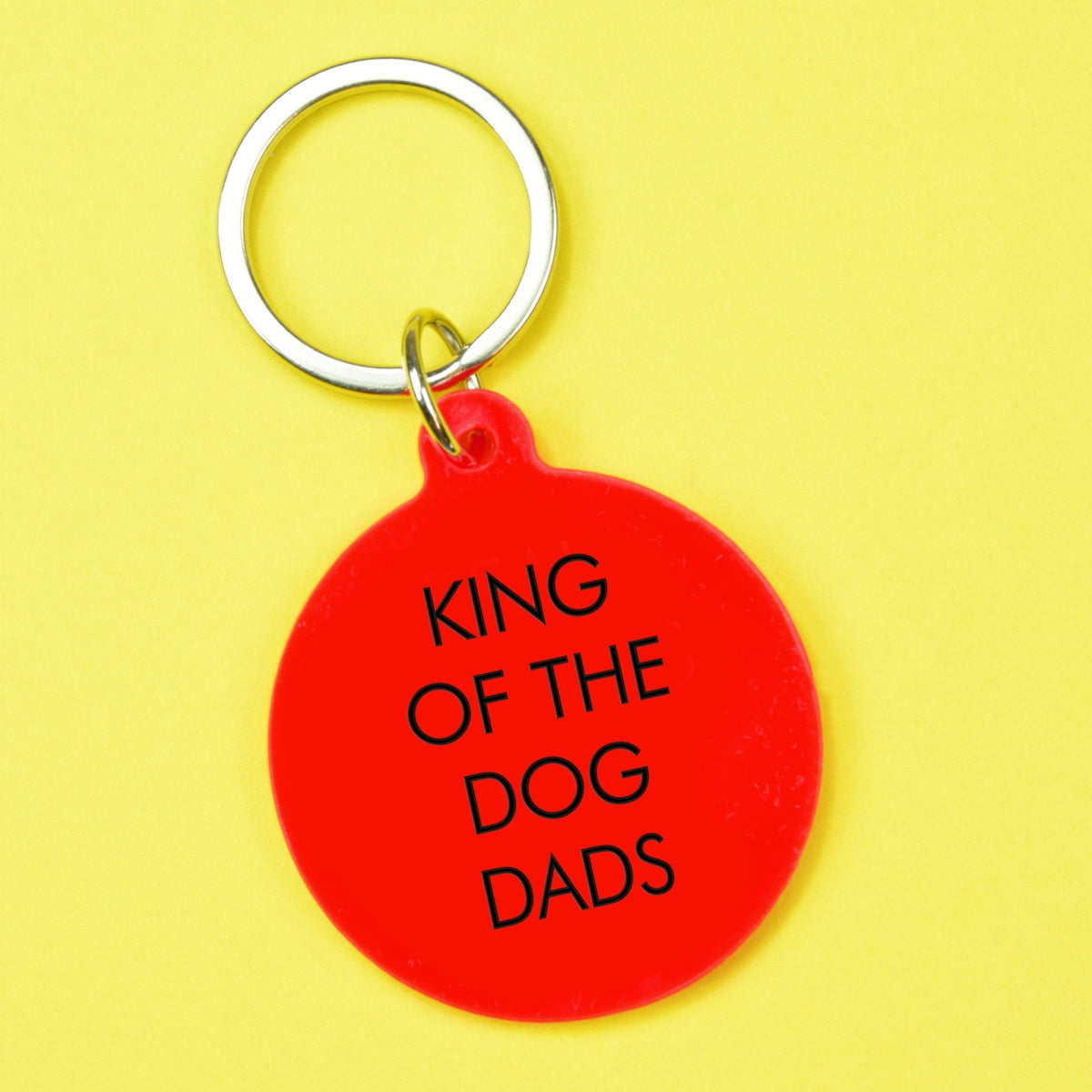 King of the Dog Dads Keytag